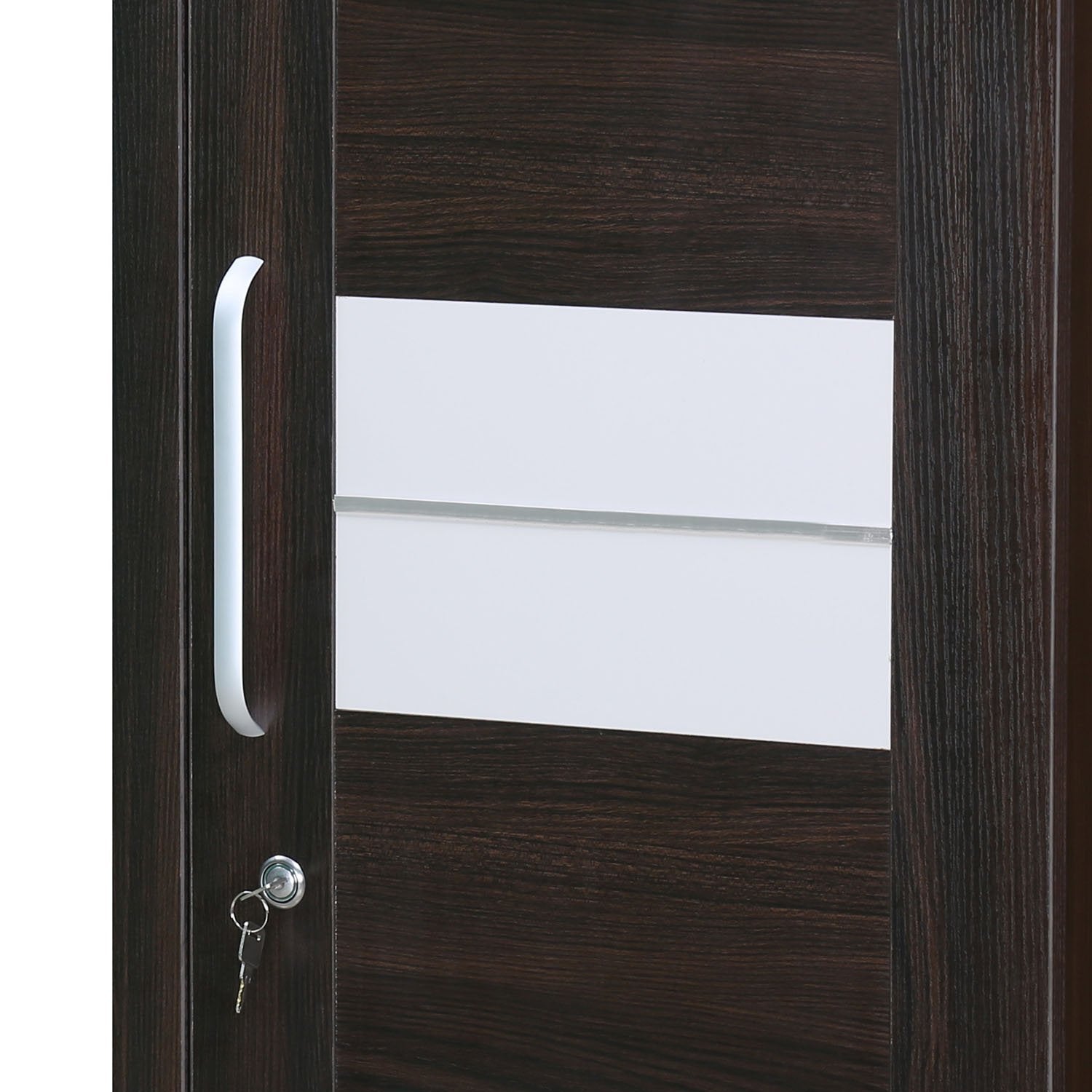 Wooden 3 Door & Mirror Wardrobe -