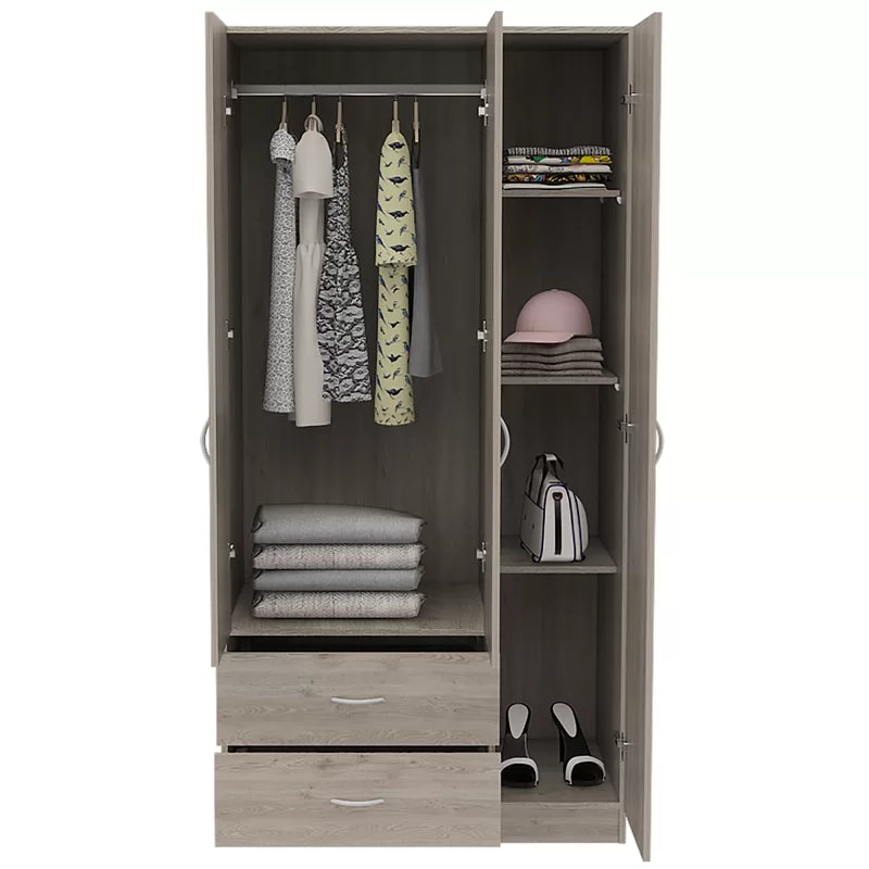 Wooden 3 Door Wardrobe -