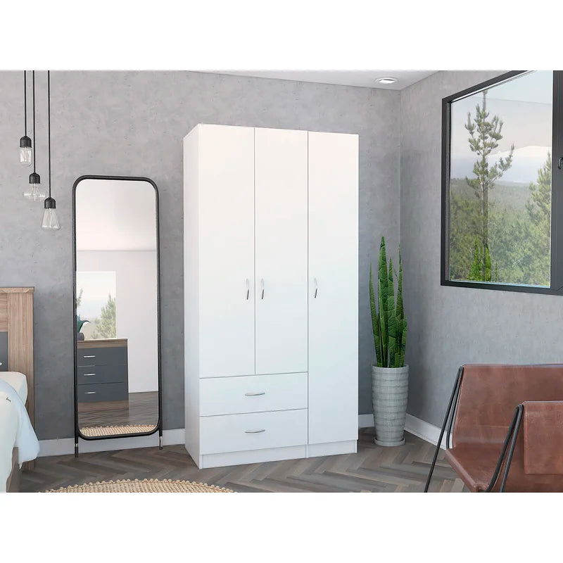 Wooden 3 Door Wardrobe -