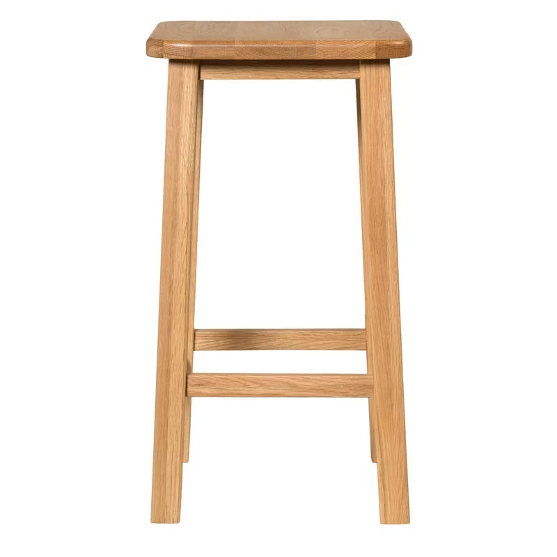 Wooden Bar Stools with Wooden Legs Base -