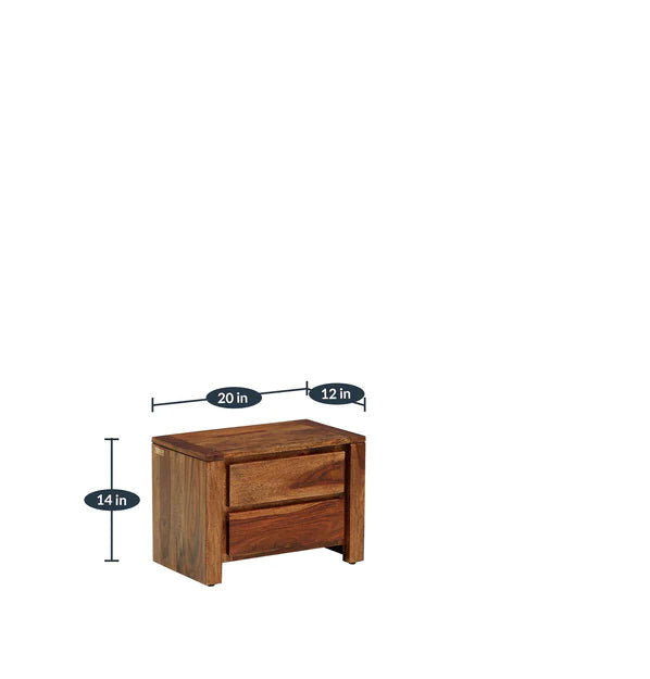 Wooden Bed Side Table -
