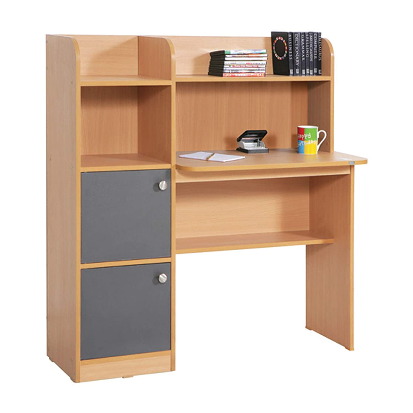 Modern study workstation with clean office aesthetics