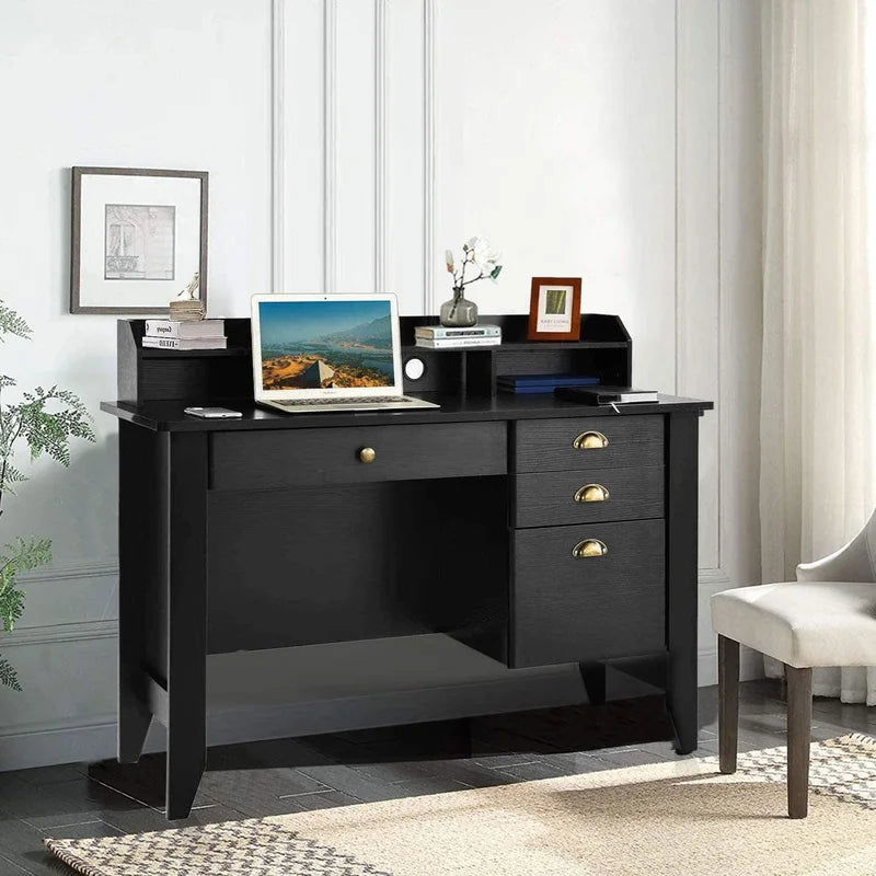 computer table office table study desk wooden table