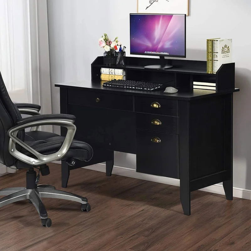 computer table office table study desk wooden table