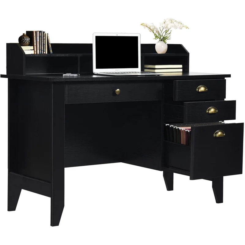 computer table office table study desk wooden table