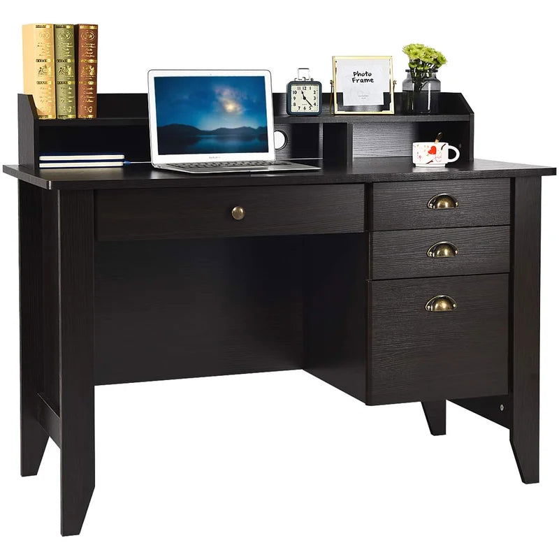 computer table office table study desk wooden table