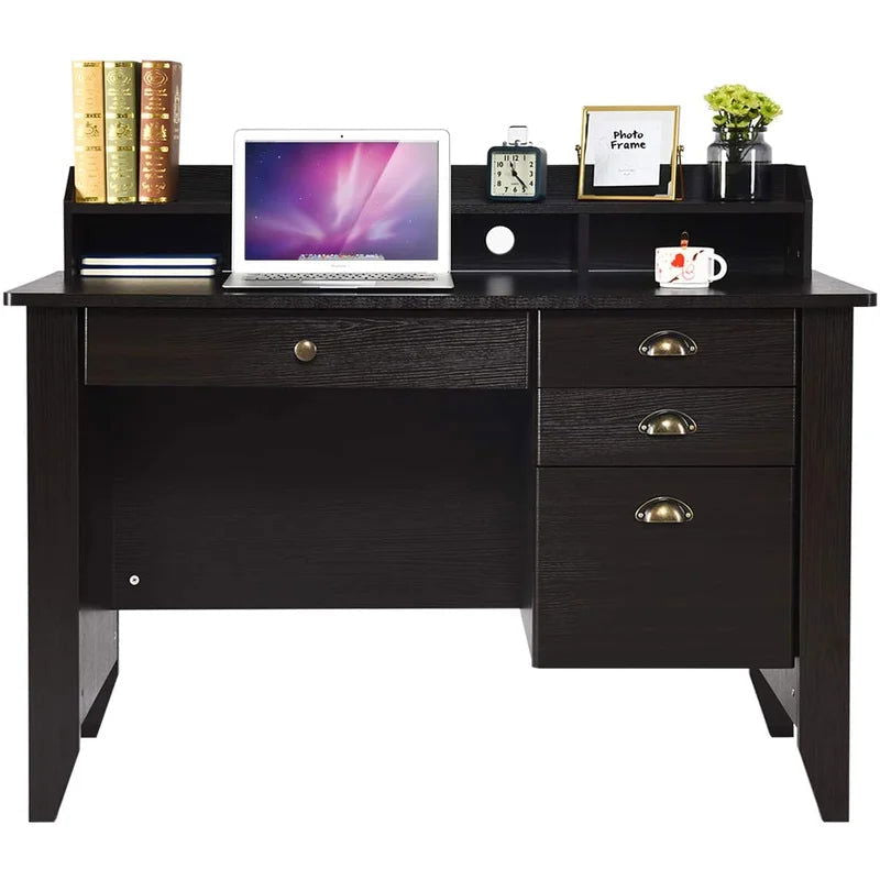 computer table office table study desk wooden table