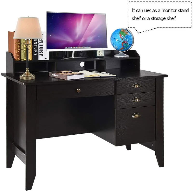 computer table office table study desk wooden table