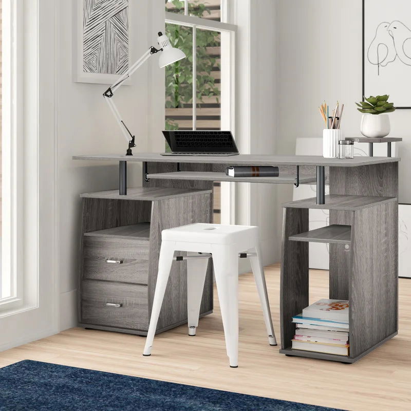 computer table office table study desk wooden table