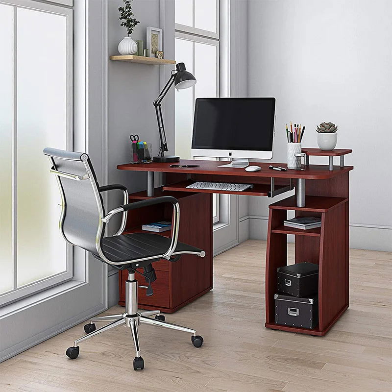 computer table office table study desk wooden table
