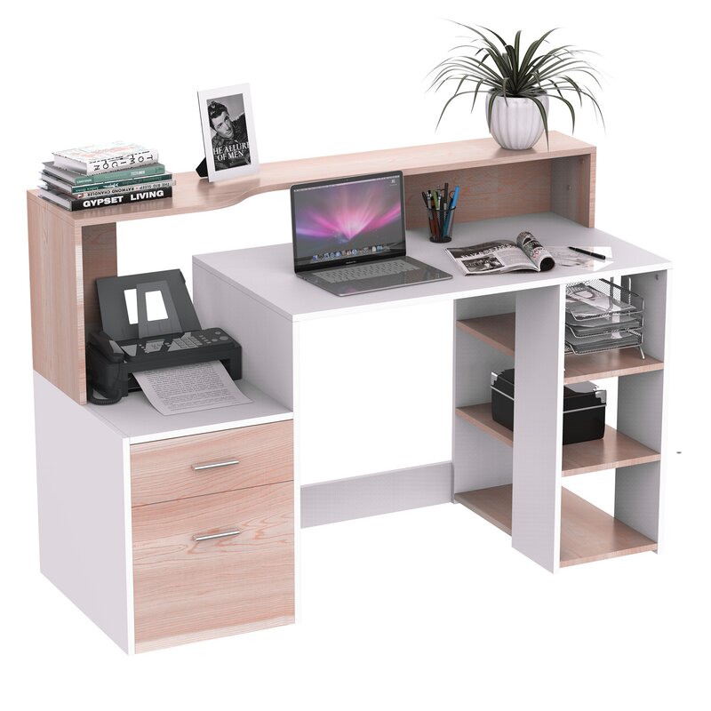 computer table office table study desk wooden table