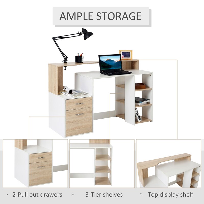 computer table office table study desk wooden table