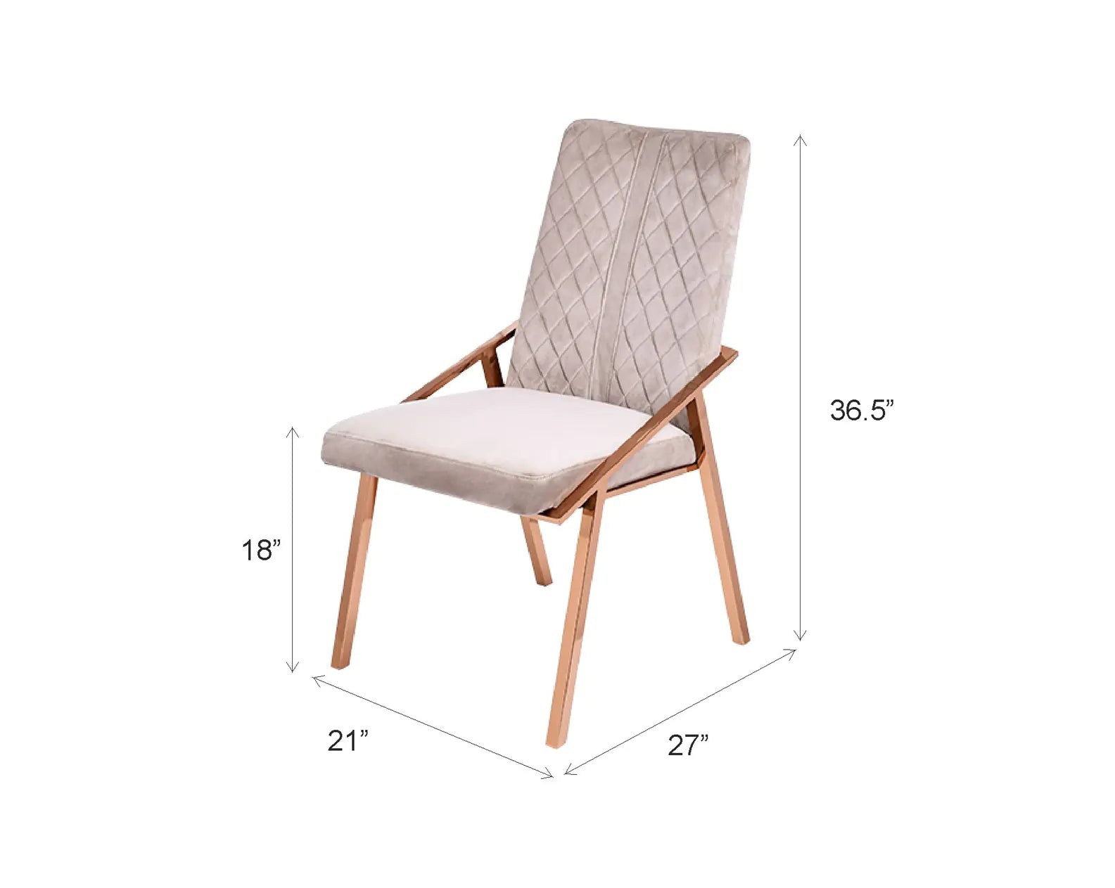 Wooden Dining Chairs with Wooden Frame Base -