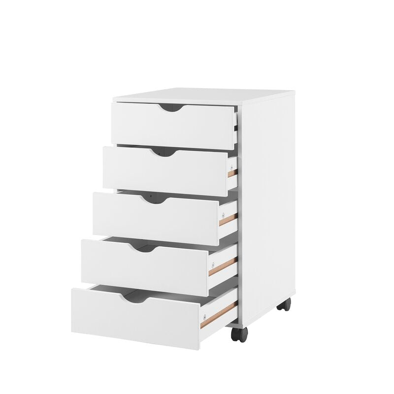 Wooden Drawer & Pedestal with Wheel Base -