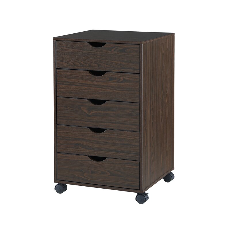 Wooden Drawer & Pedestal with Wheel Base -