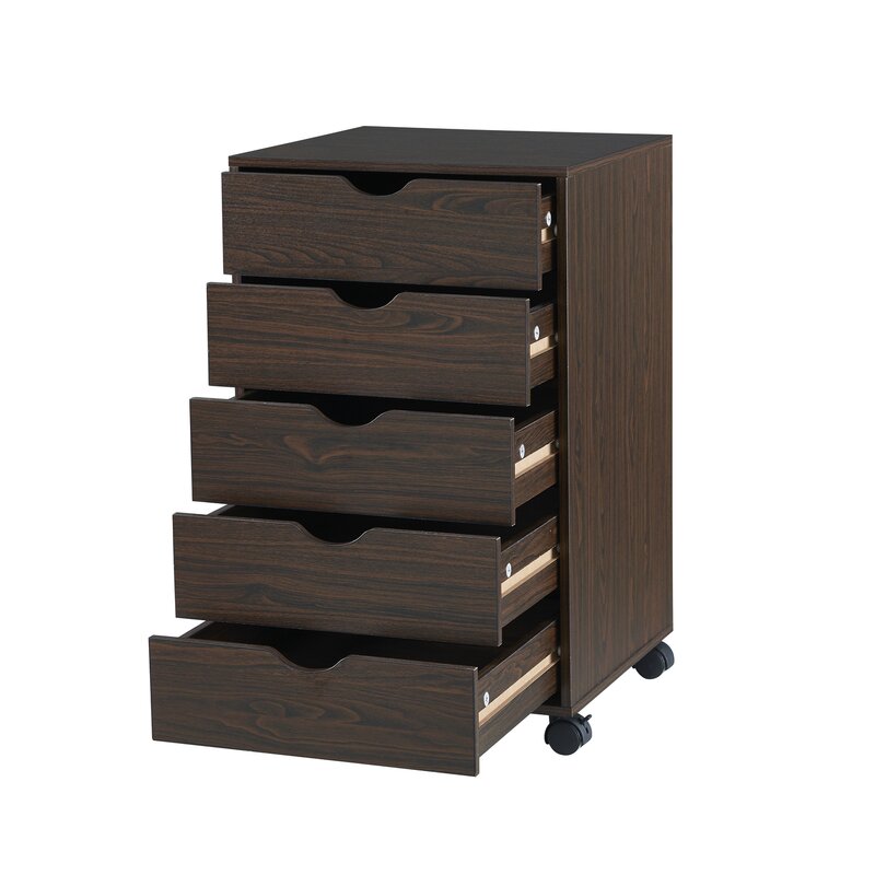 Wooden Drawer & Pedestal with Wheel Base -