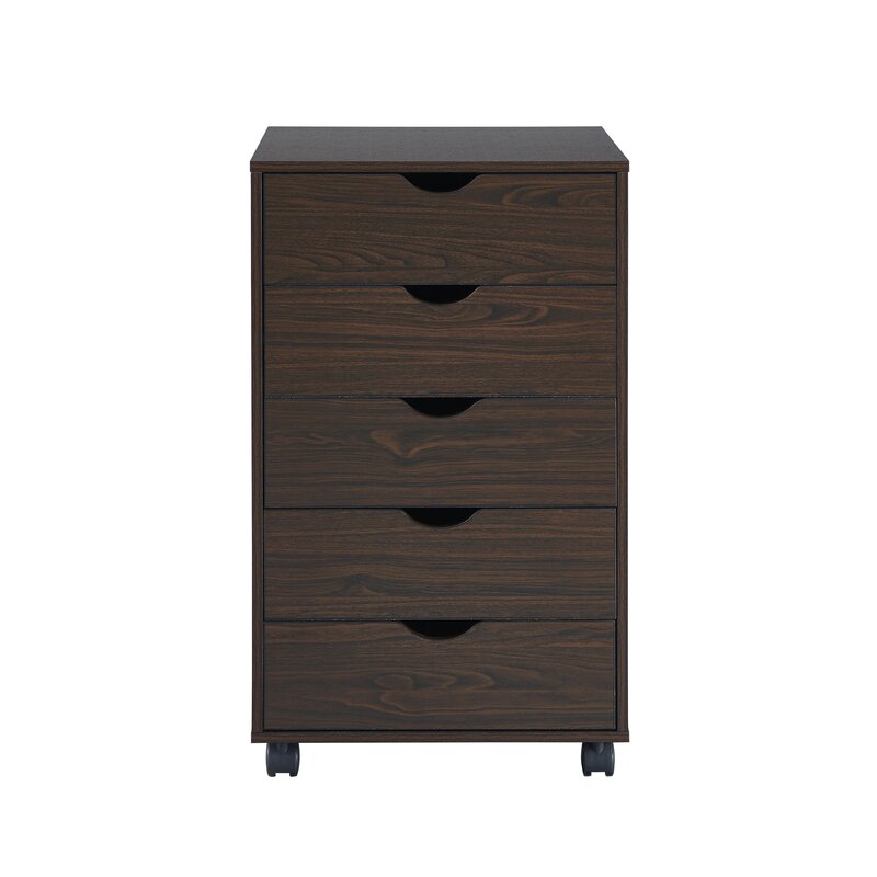 Wooden Drawer & Pedestal with Wheel Base -