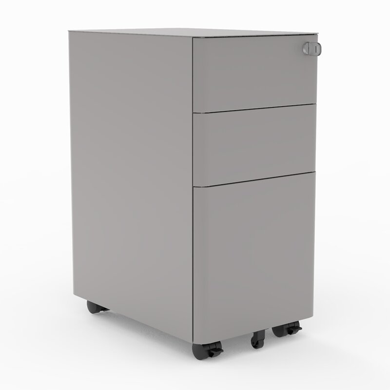 Wooden Drawer and Pedestal with Wheel Base -