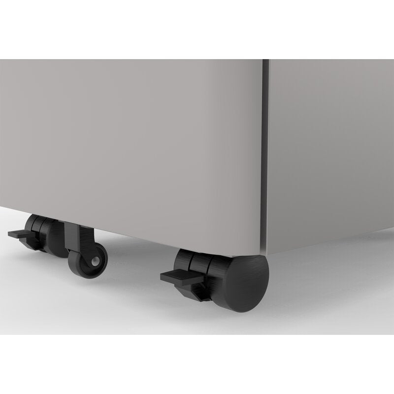 Wooden Drawer and Pedestal with Wheel Base -