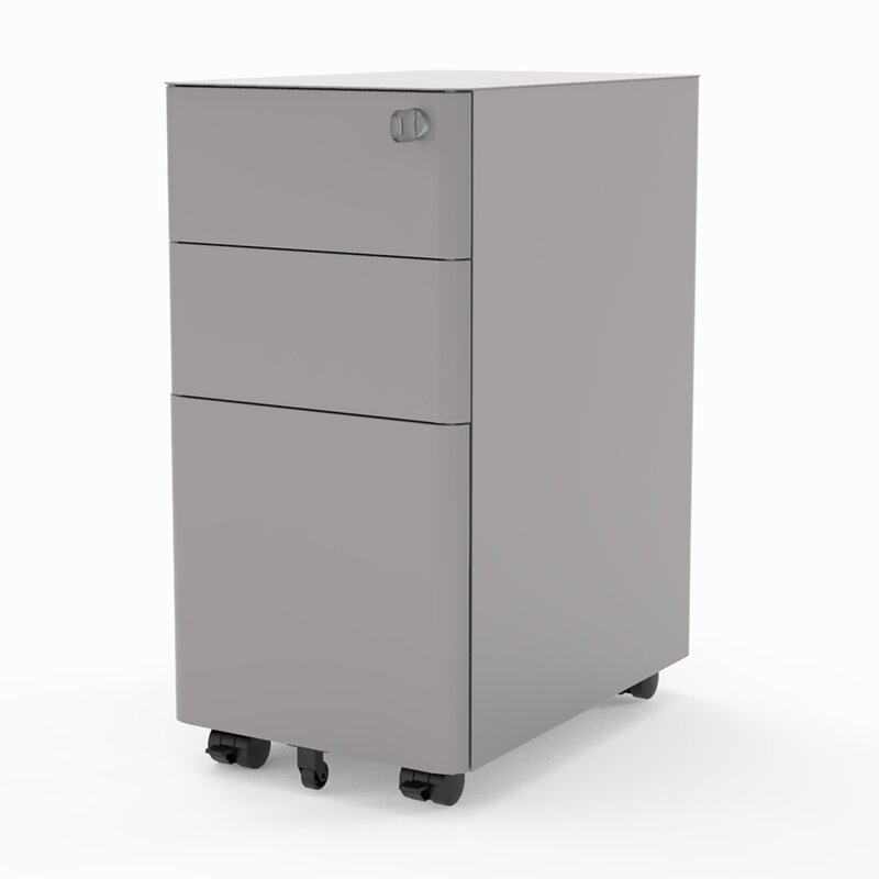 Wooden Drawer and Pedestal with Wheel Base -