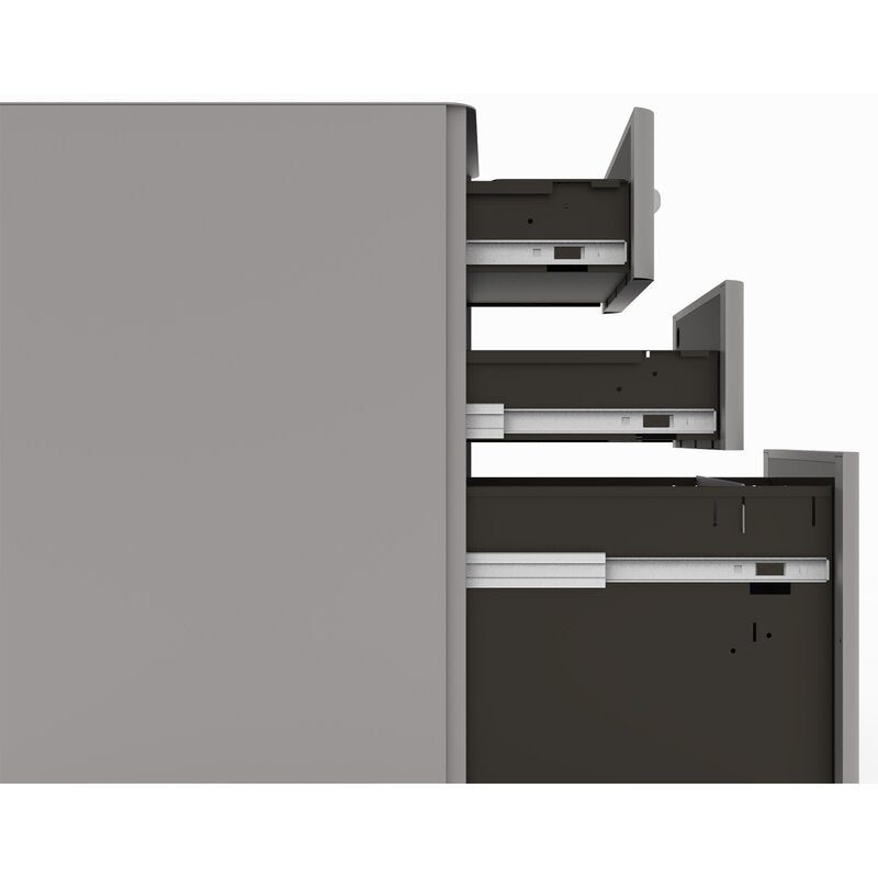 Wooden Drawer and Pedestal with Wheel Base -