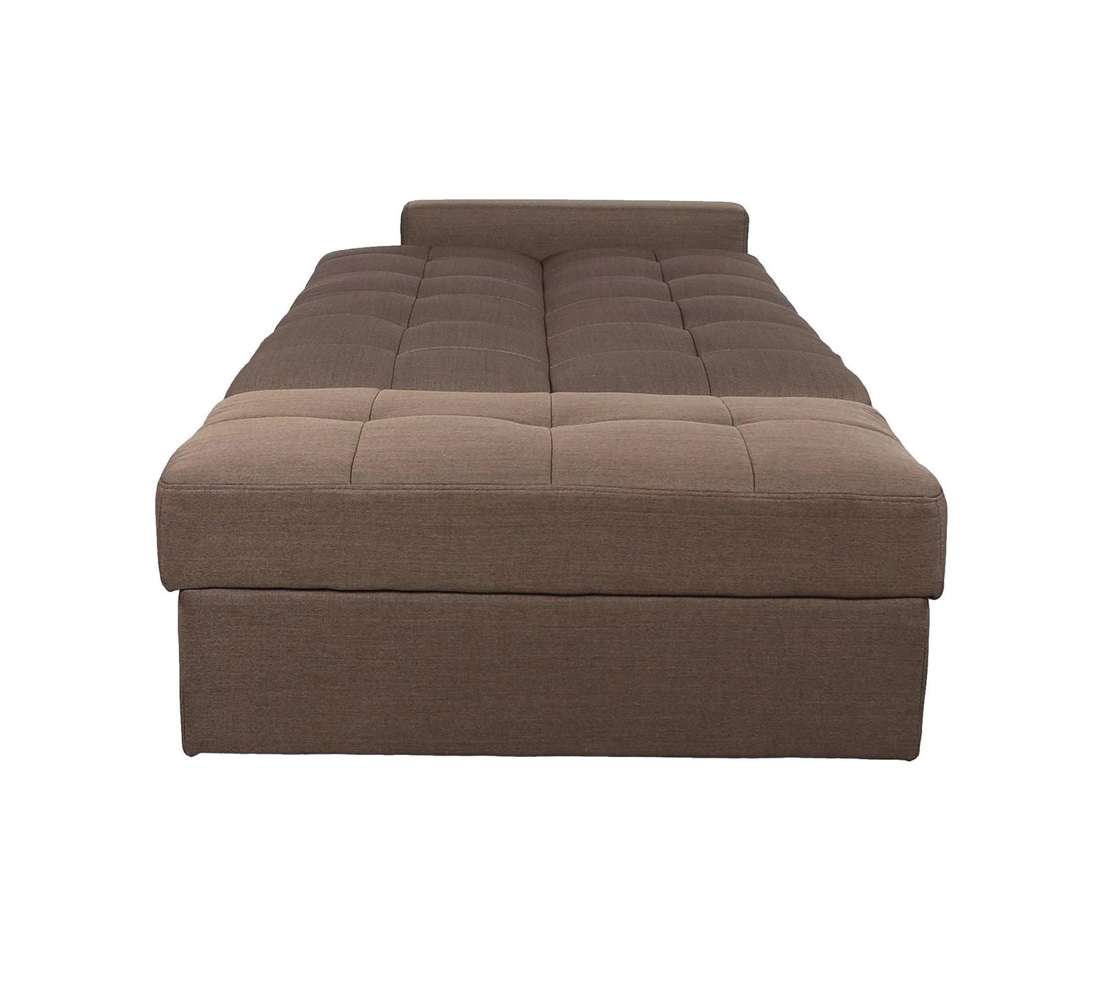 Wooden Frame Convertible Fabric Sofa Cum Bed -