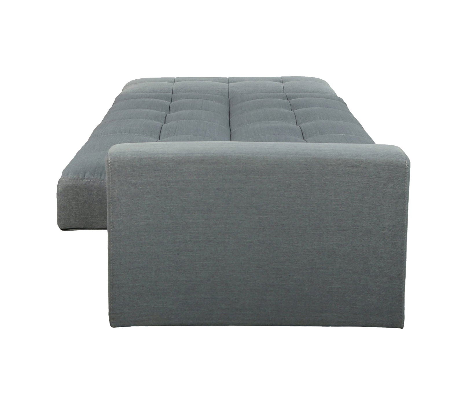 Wooden Frame Convertible Fabric Sofa Cum Bed -