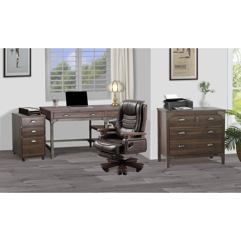 Wooden Frame Drawer & Pedestal with Wheel Base -