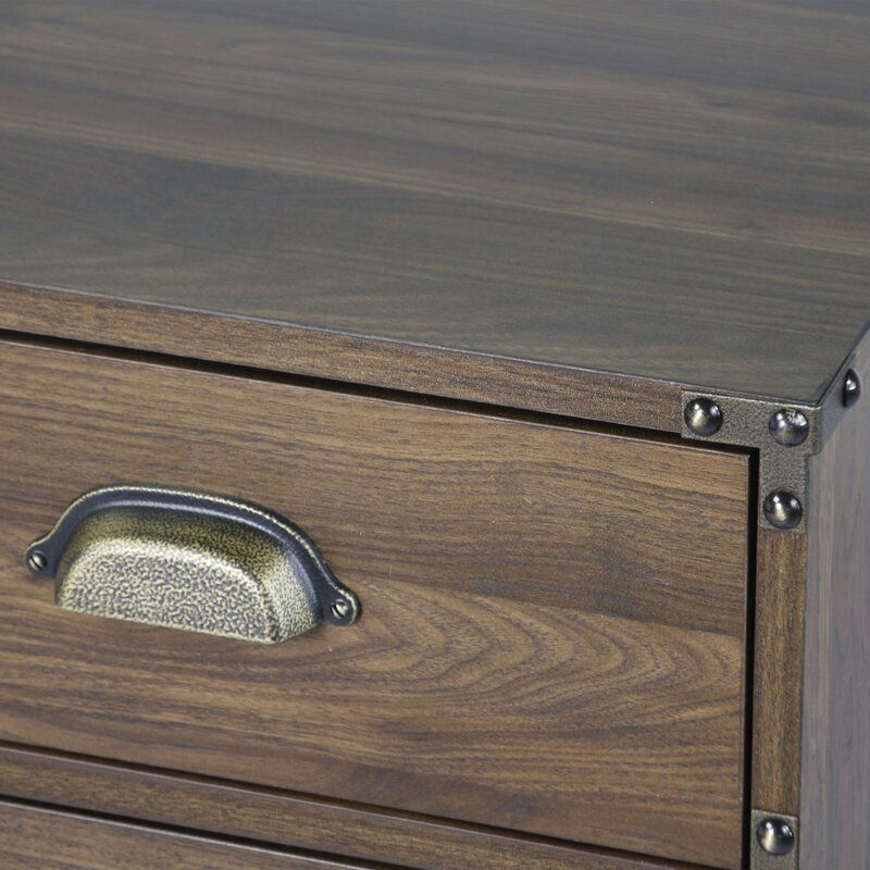 Wooden Frame Drawer & Pedestal with Wheel Base -
