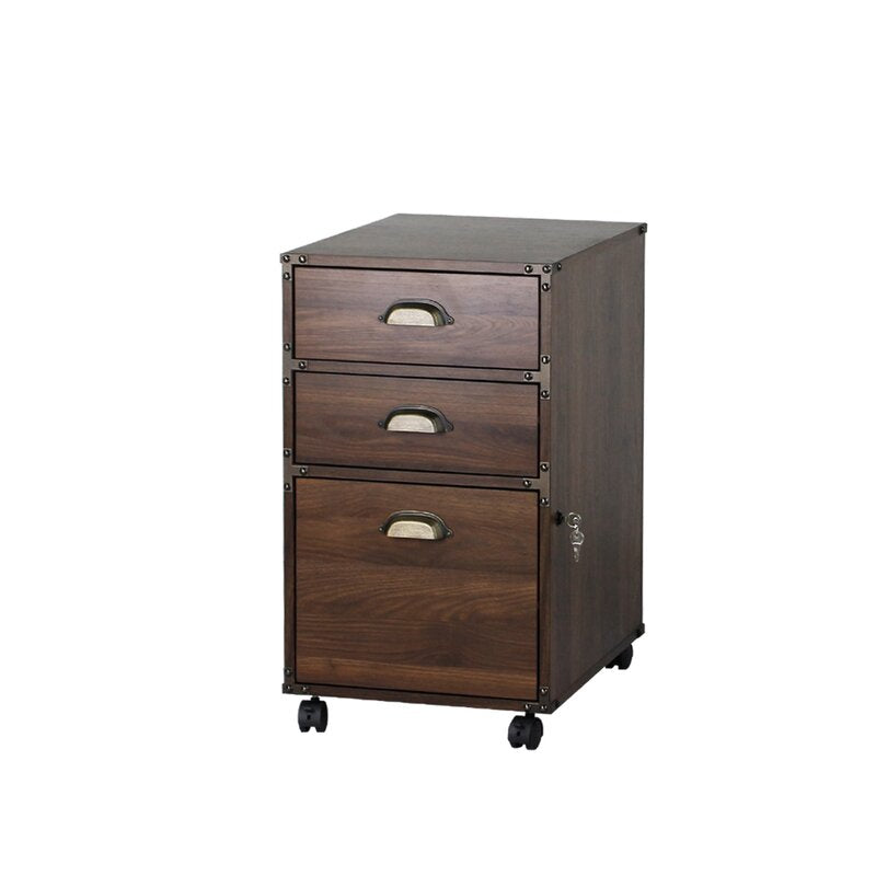 Wooden Frame Drawer & Pedestal with Wheel Base -