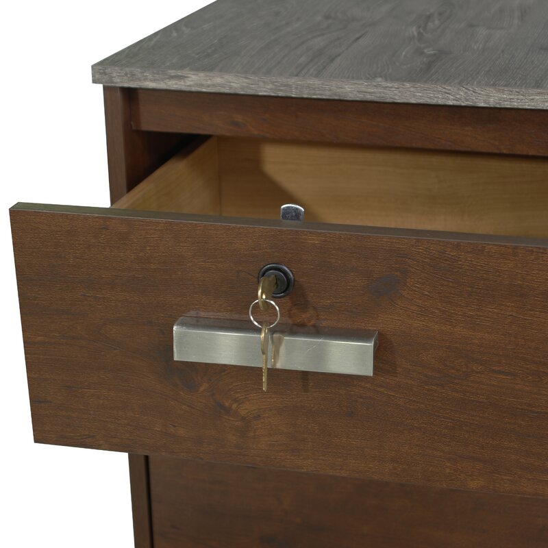 Wooden Frame Drawer & Pedestal with Wheel Base -