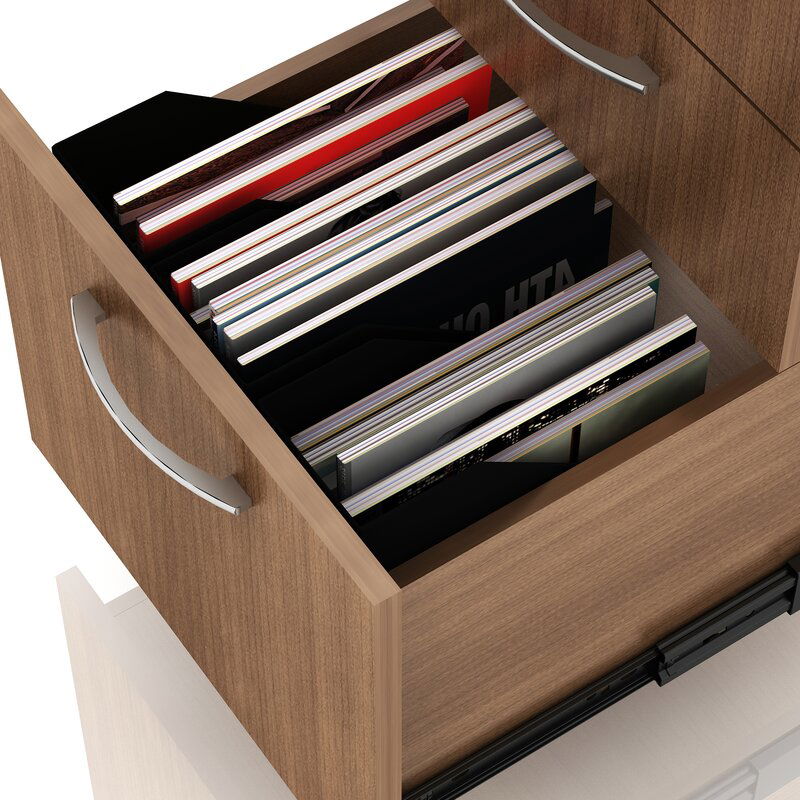 Wooden Frame Drawer & Pedestal with Wheel Base -