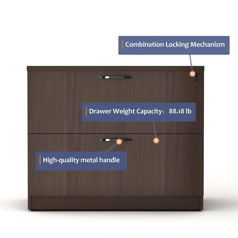 Wooden Frame Drawer & Pedestal with Wheel Base -