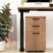 Wooden Frame Drawer & Pedestal with Wheel Base -