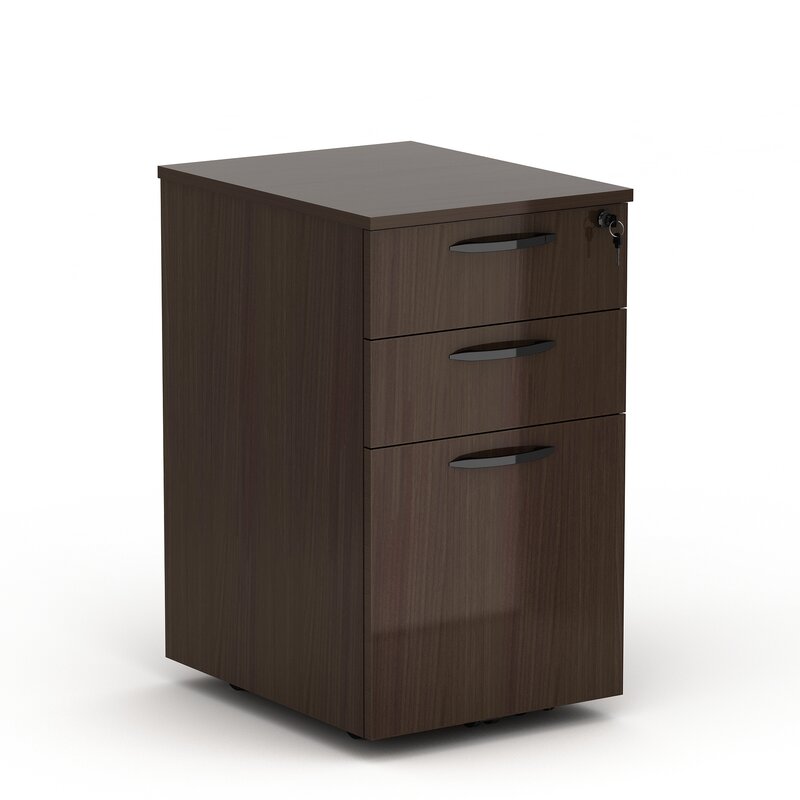 Wooden Frame Drawer & Pedestal with Wheel Base -