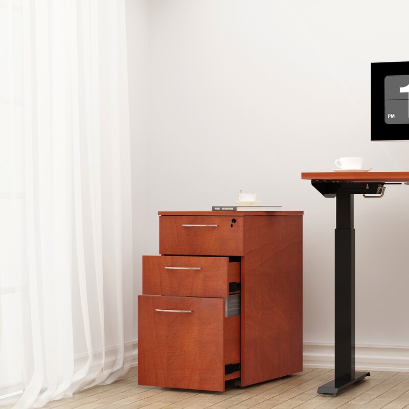 Wooden Frame Drawer & Pedestal with Wheel Base -