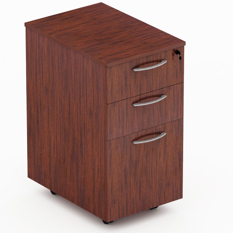Wooden Frame Drawer & Pedestal with Wheel Base -