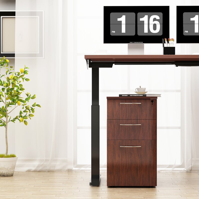 Wooden Frame Drawer & Pedestal with Wheel Base -