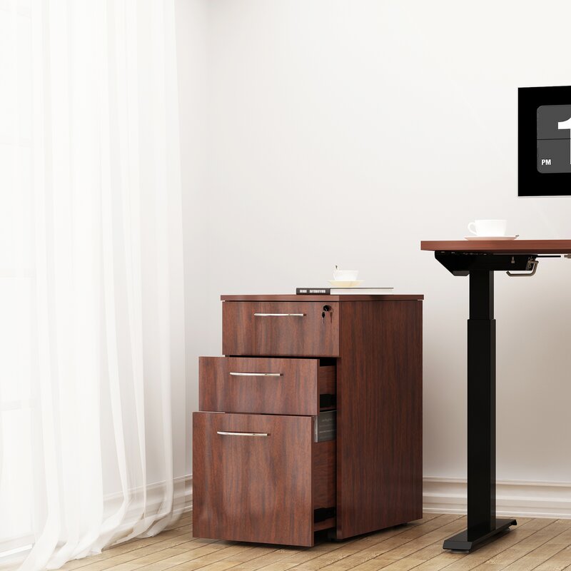 Wooden Frame Drawer & Pedestal with Wheel Base -