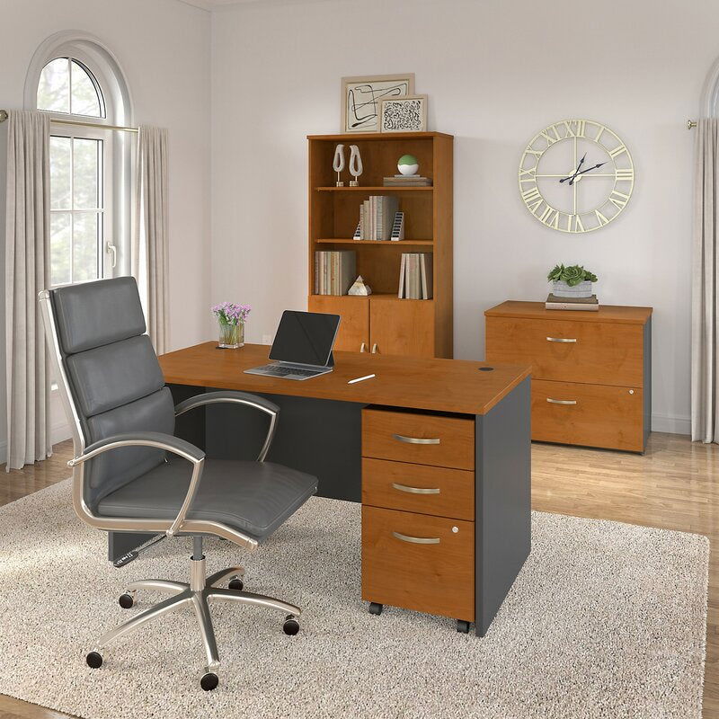 Wooden Frame Drawer & Pedestal with Wheel Base -