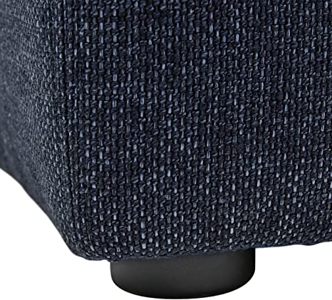 Wooden Frame Fabric Ottoman -