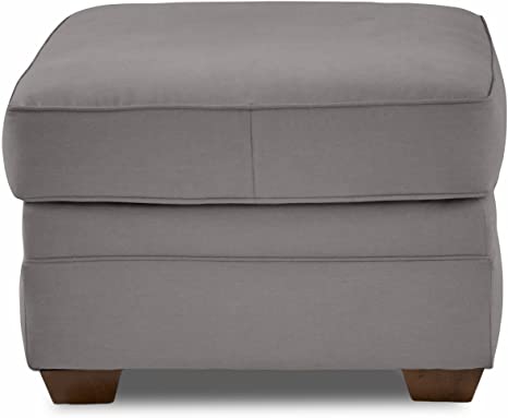 Wooden Frame Fabric Ottoman -