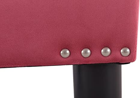 Wooden Frame Fabric Ottoman -