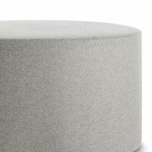 Wooden Frame Fabric Ottoman -