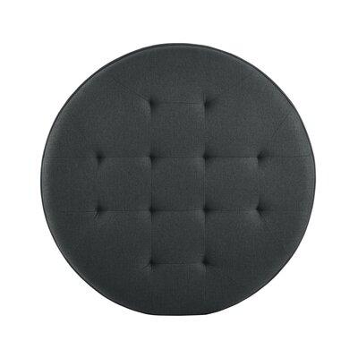 Wooden Frame Fabric Ottoman -
