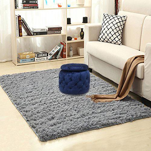 Wooden Frame Velvet Pouffe -