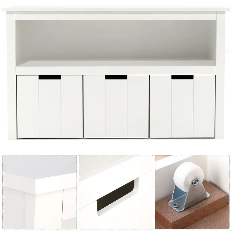 Wooden Kids Storage Toy Organizer -