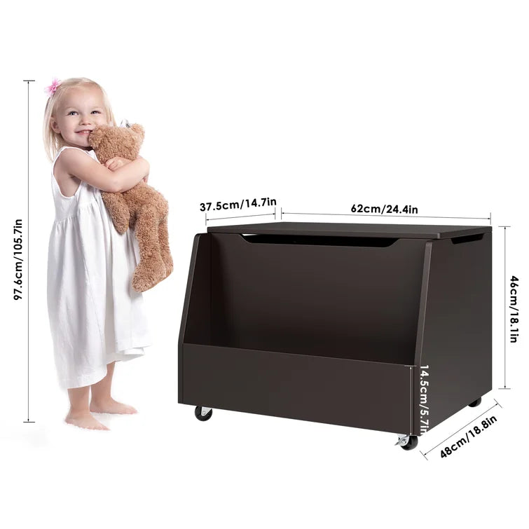 Wooden Kids Storage Toy Organizer -