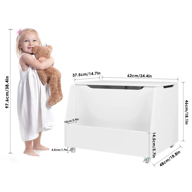 Wooden Kids Storage Toy Organizer -