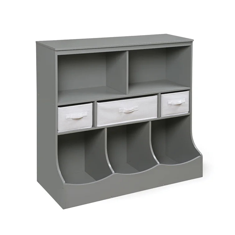 Wooden Kids Storage Toy Organizer -